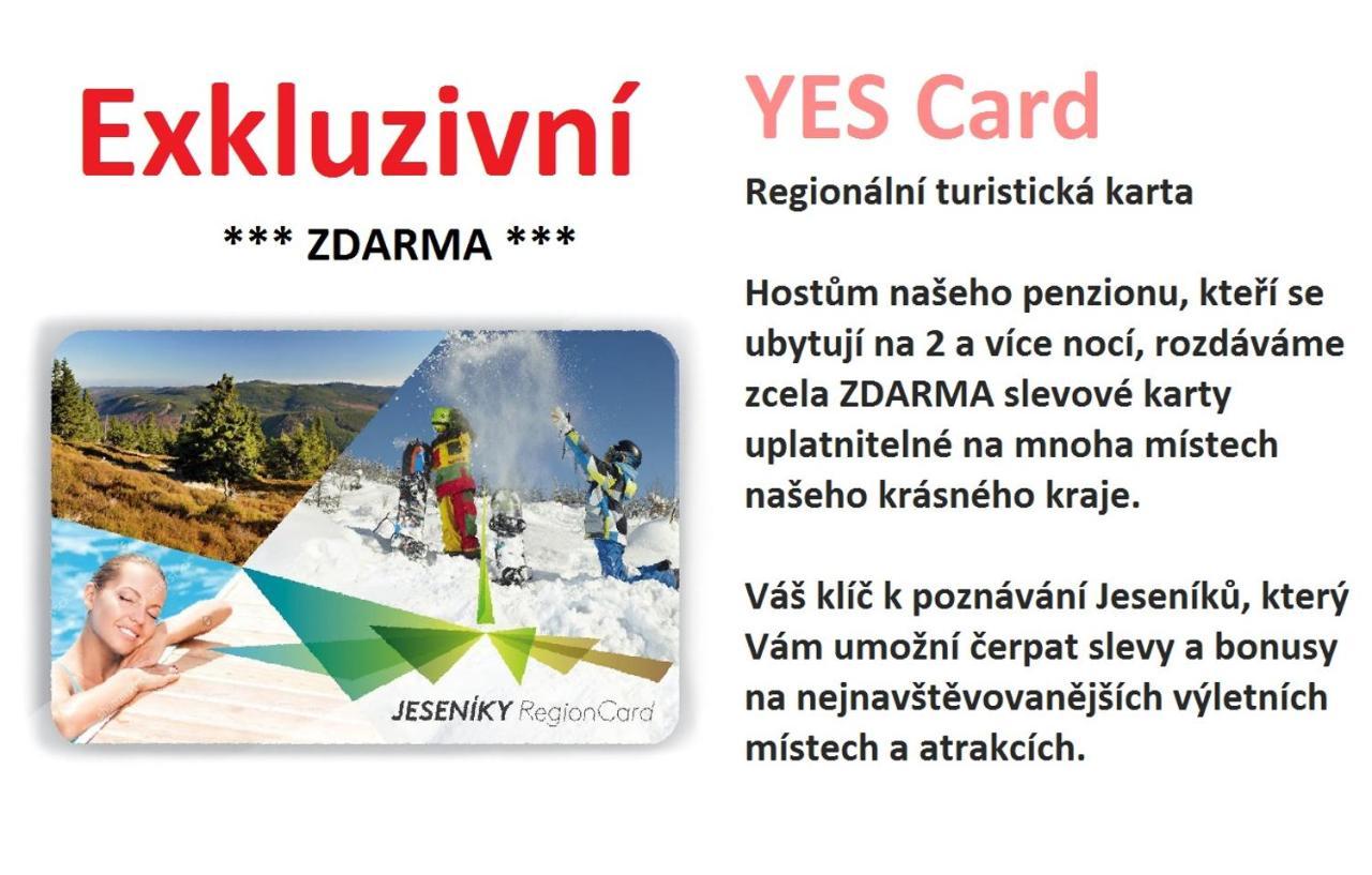 Penzion U Lukáčů Jeseník Esterno foto